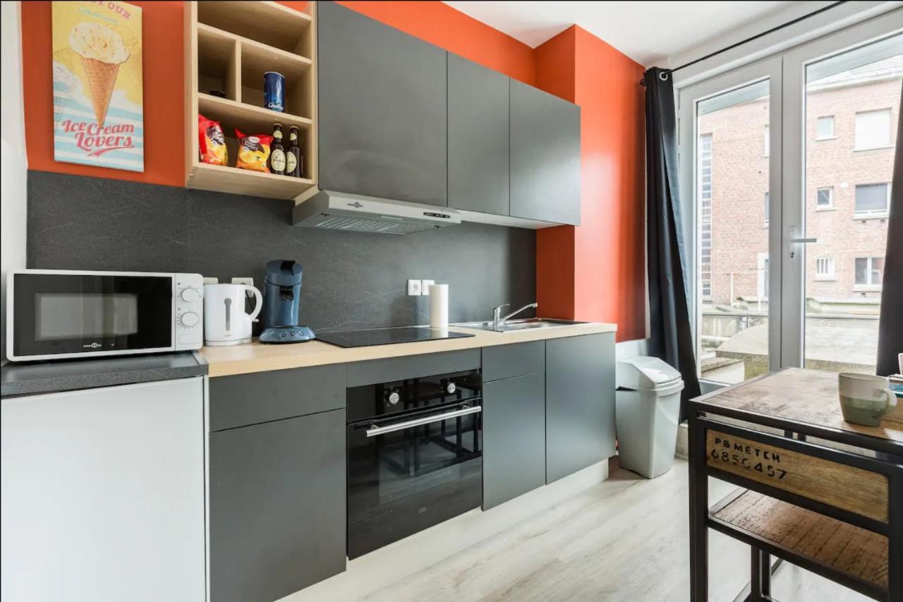 Apt A Africa, 30M2, Centre, Balcon ヴァランシエンヌ エクステリア 写真